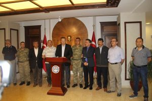 TRABZON VALİSİ YÜCEL YAVUZ, ÜLKEMİZE YÖNELİK YAPILAN KALKIŞMA OLAYINA KARŞI AÇIKLAMA YAPTI