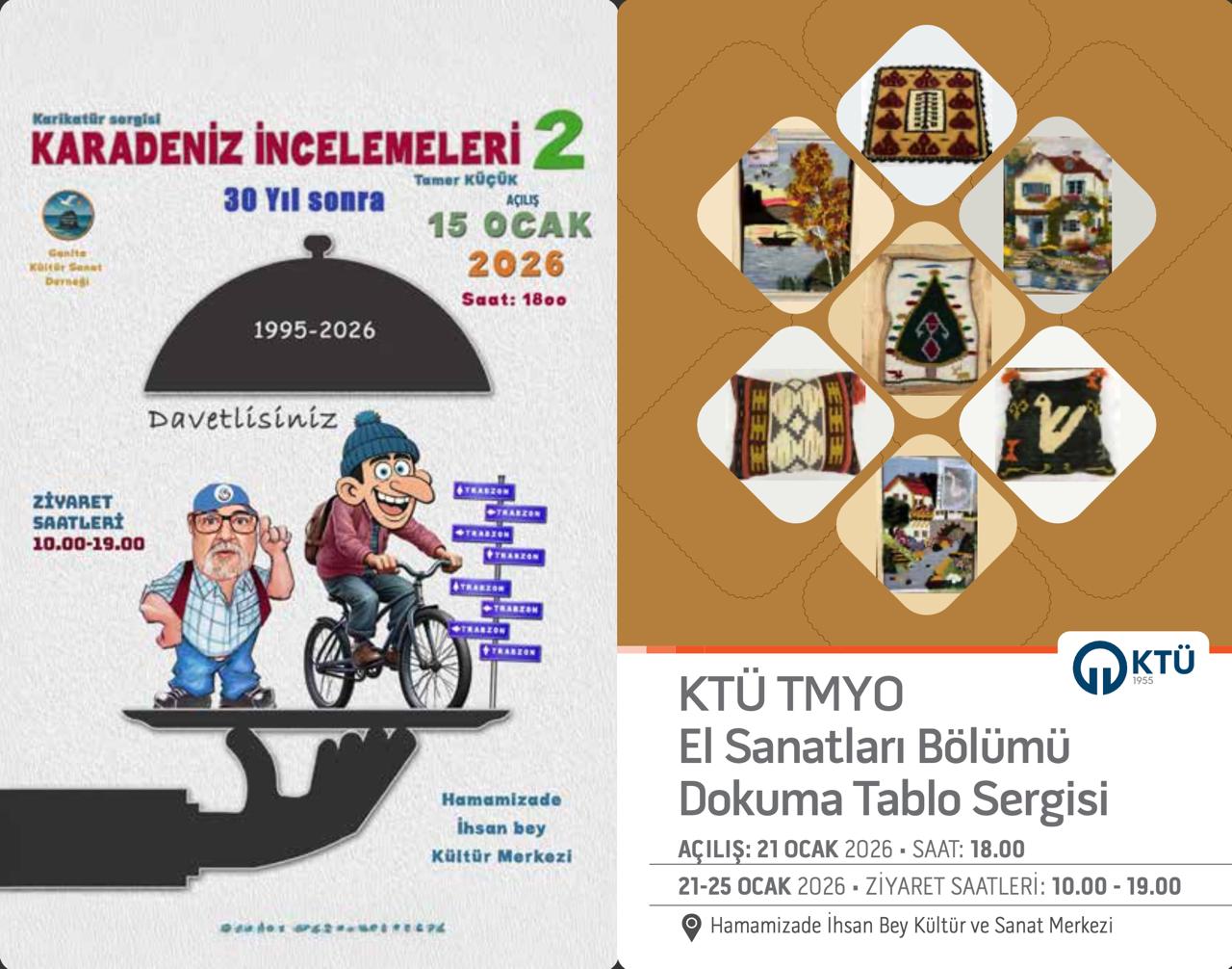 TRABZON YENİ YILI KÜLTÜR VE SANAT ETKİNLİKLERİYLE KARŞILIYOR